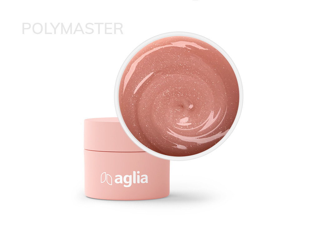 POLYMASTER Cover Glamor - építő UV polygél HEMA FREE