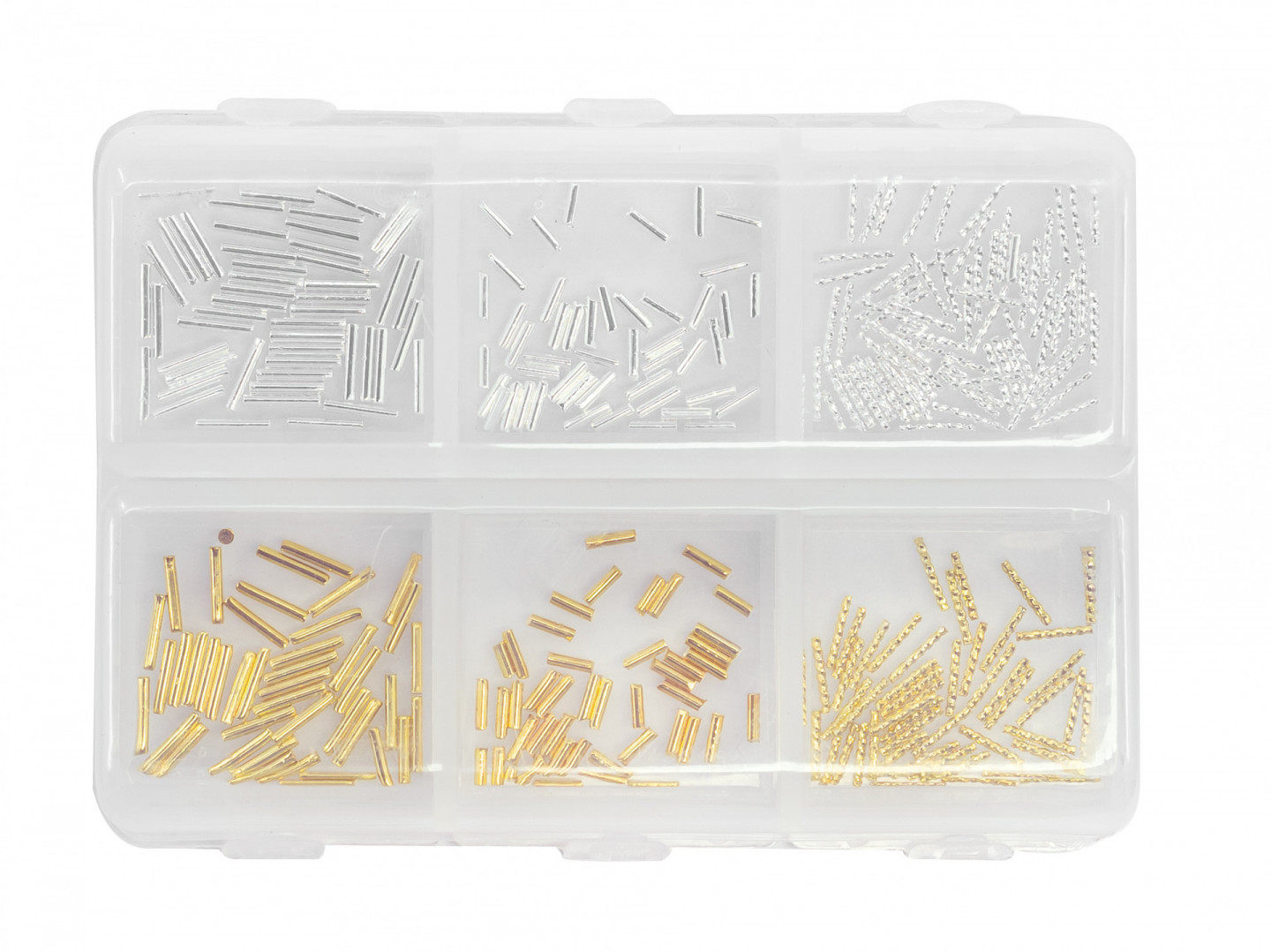 Fém körömdísz box MIX, 300db