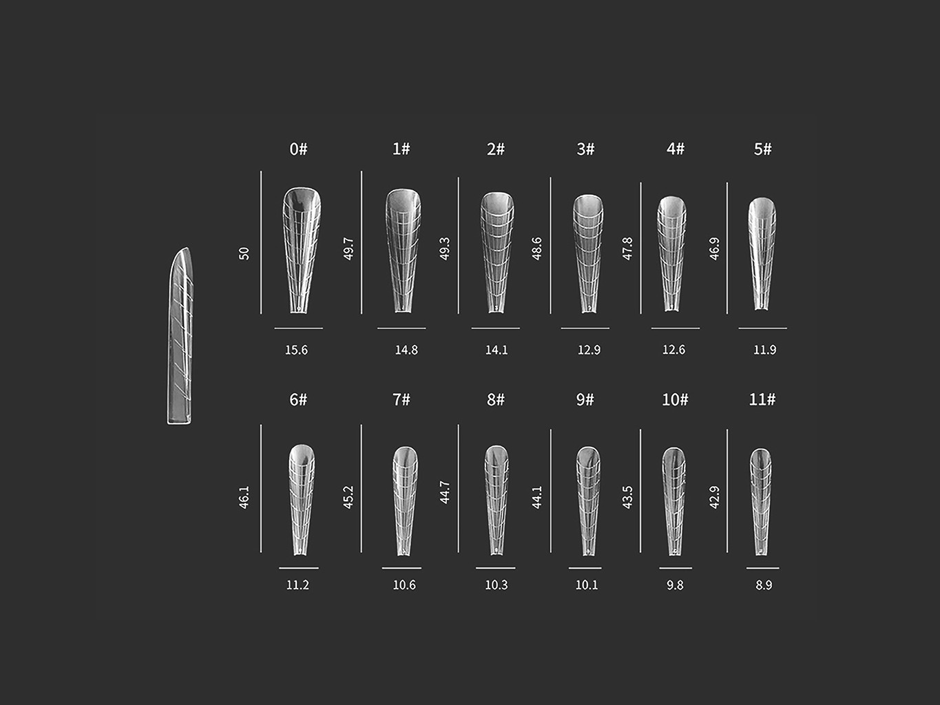 DUAL FORMS Modern Almond XL